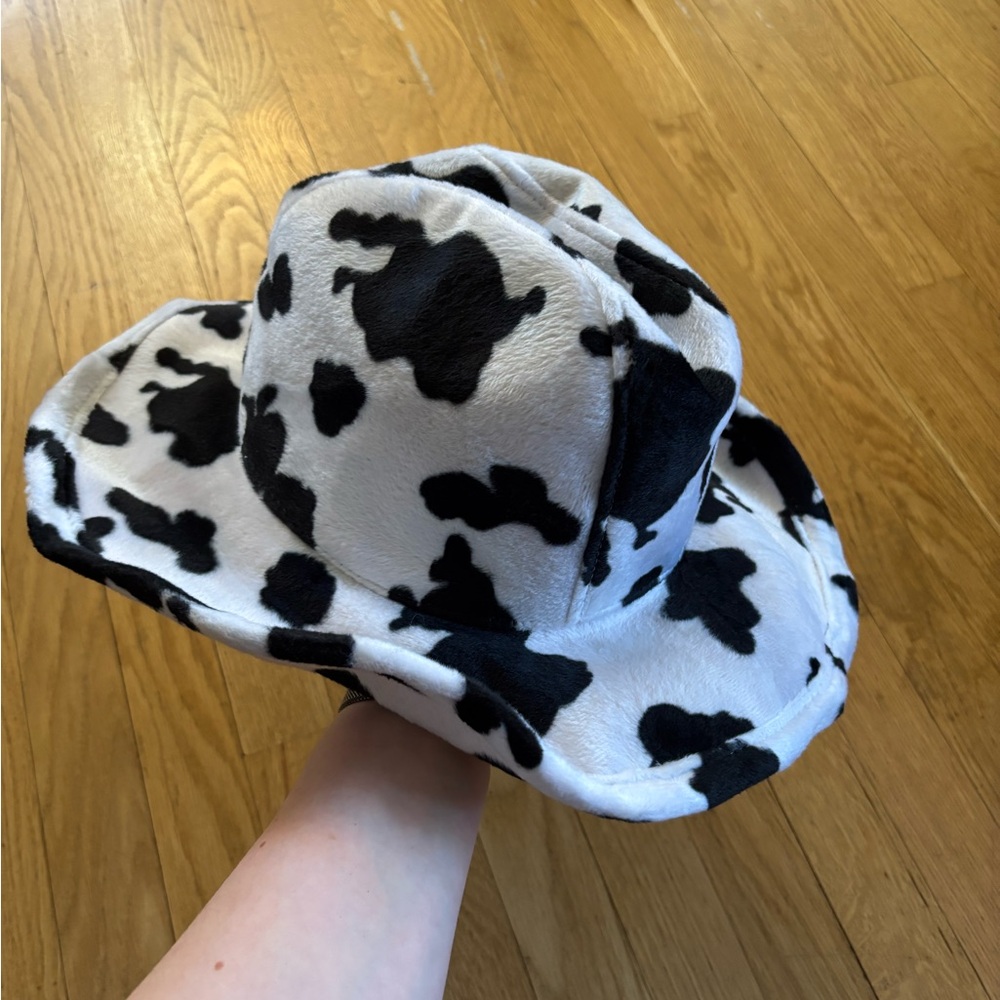 Cow Print Cowboy Hat